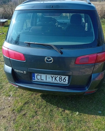 Mazda 2 cena 4500 przebieg: 201000, rok produkcji 2004 z Buk małe 121